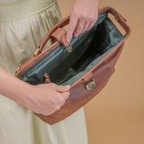 Leather Handbag Bag - Sage