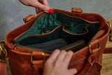 Leather Small Handbag Lavender
