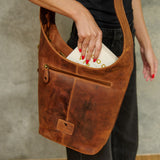 Leather Tote Bag Havana