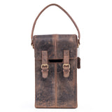 Leather Wine Bottle Bag TILBURY