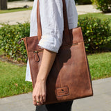 Leather Tote Bag Luna