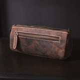 Leather Pencil Case Lucas by Vintage Leather Sydney