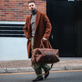 Leather Duffle Bag_ Vintage Leather