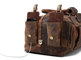 Leather duffle bag Orlando by Vintage Leather Sydney