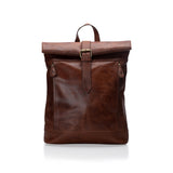Leather Rolled Backpack - Huston By Vintage Leather Sydney