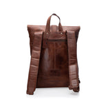 Leather Rolled Backpack - Huston By Vintage Leather Sydney