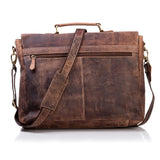 Vintage Leather Messenger Bag Bronx