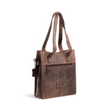 Leather Tote Bag By Vintage Leather