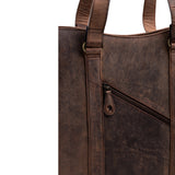 Leather Tote Bag By Vintage Leather