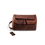 Leather Toiletry Bag Wilson by Vintage Leather Sydney