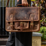 Leather Messenger Bag Prestige