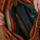 Leather Small Handbag Lavender
