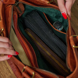 Leather Small Handbag Lavender