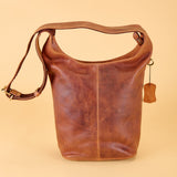 Leather Tote Bag Havana