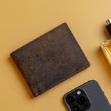 Trifold Leather Wallet - Braxton