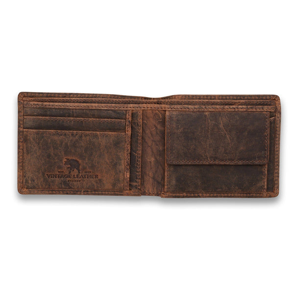Wallet For Men|men's Genuine Leather Zipper Wallet - Cowhide Slim Money Bag
