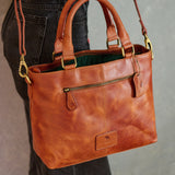 Leather Small Handbag Lavender