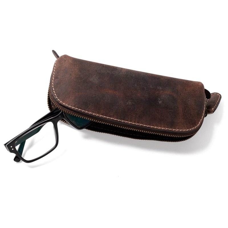 Leather Pencil Case Hennery by Vintage Leather Sydney