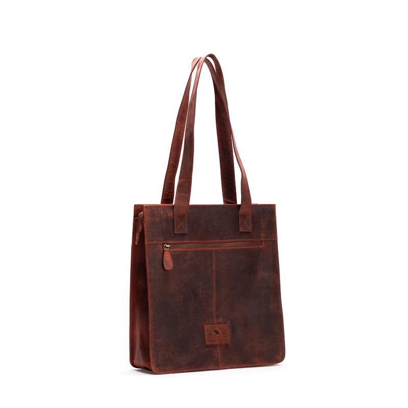 Jasmine polished leather top handle satchel clearance