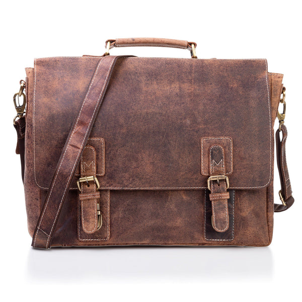 Leather Messenger Bag Bronx