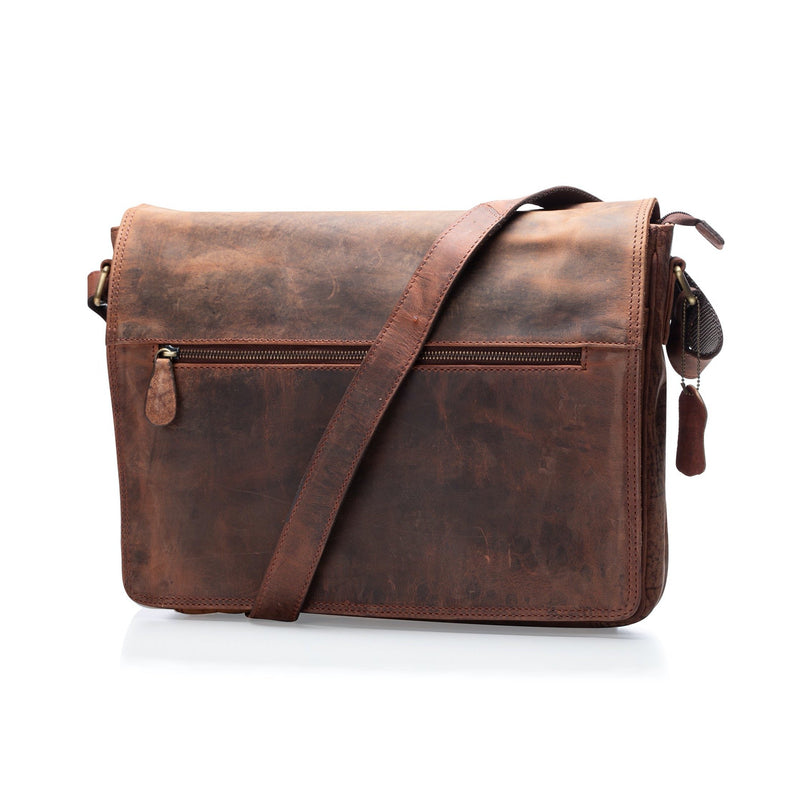 Leather Messenger Bag By Vintage Leather Sydney_001