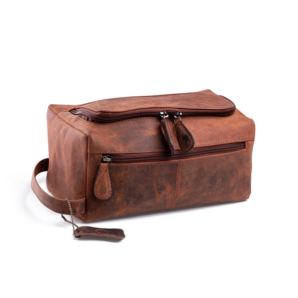 Wilson leather toiletry bag online