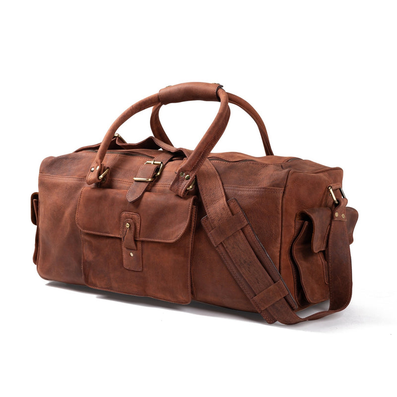 Vintage Leather Duffle Bag Sydney