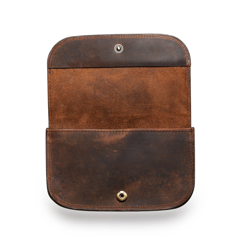 Personalised leather tobacco pouch cheap