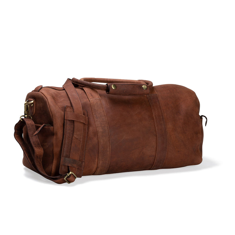 Boston Leather Travel Bag